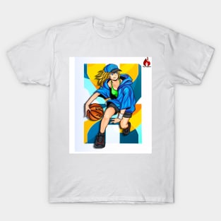 Anime Female Basketball Player T-Shirt